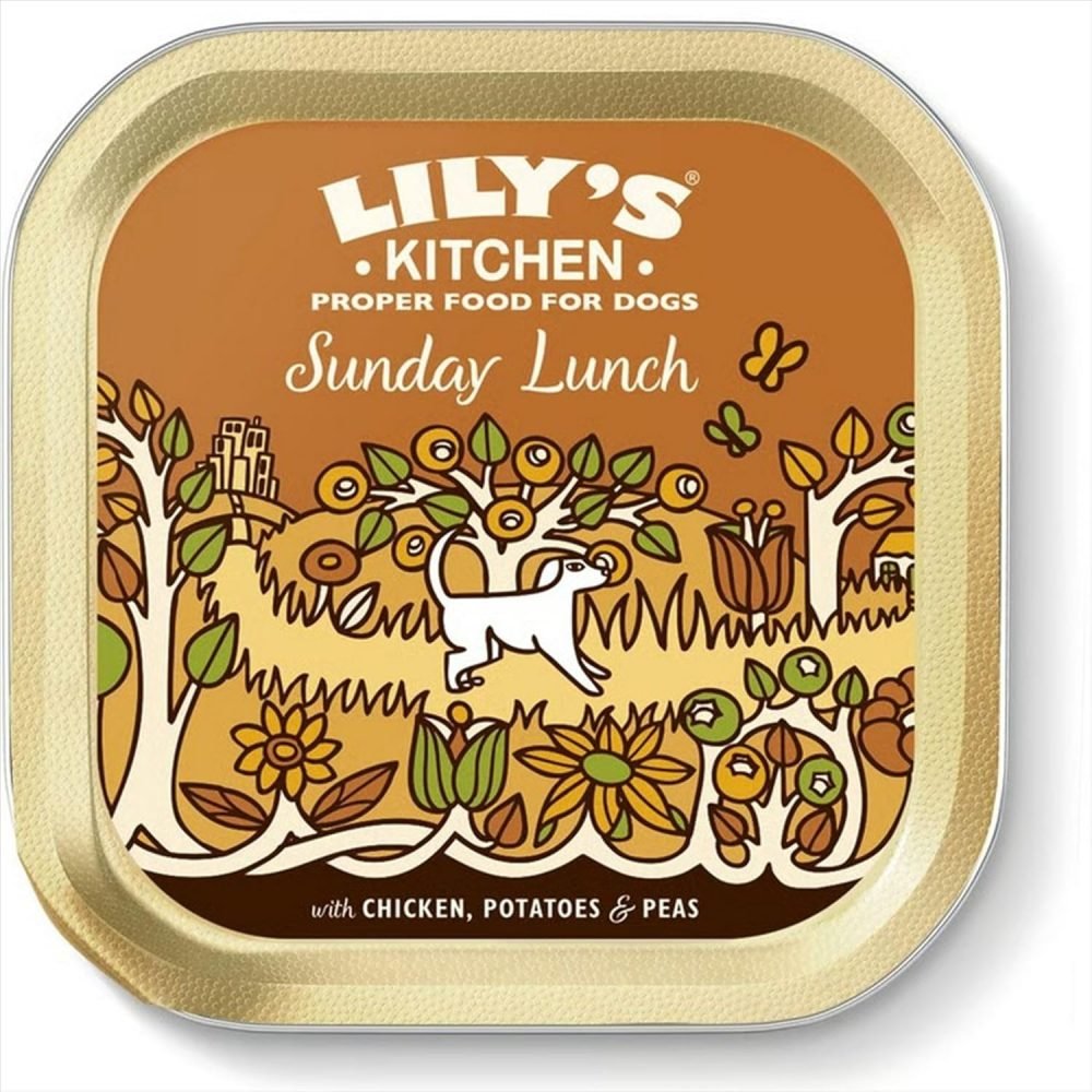 Lily's Kitchen Natural Adult Wet Dog Food Tins Grain-Free Recipe Variety Pack 6 x 400g
