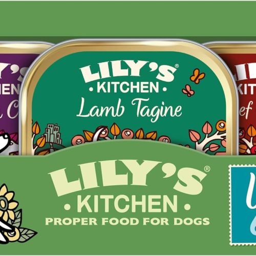 Lily's Kitchen Natural Adult Wet Dog Food Tins Grain-Free Recipe Variety Pack 6 x 400g