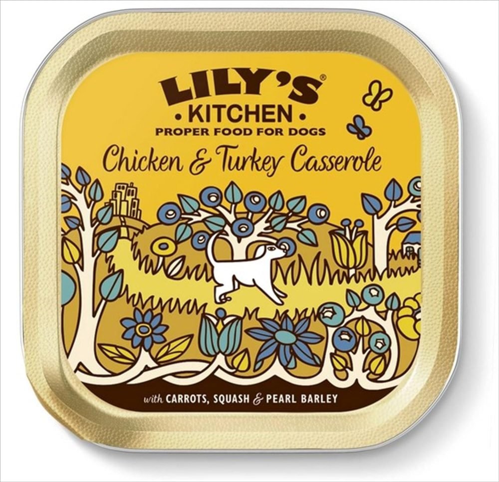 Lily's Kitchen Natural Adult Wet Dog Food Tins Grain-Free Recipe Variety Pack 6 x 400g