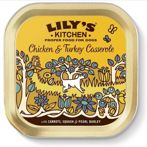 Lily's Kitchen Natural Adult Wet Dog Food Tins Grain-Free Recipe Variety Pack 6 x 400g