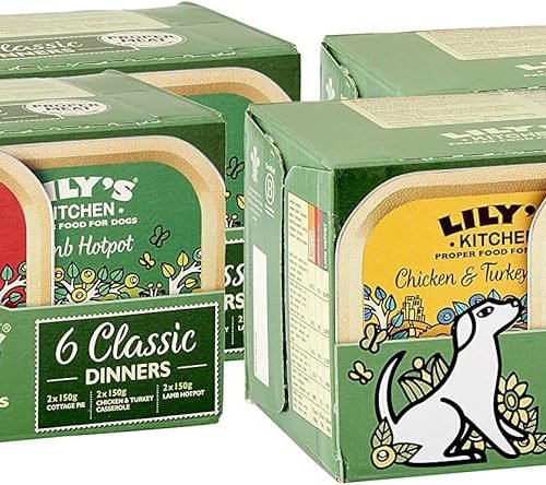 Lily's Kitchen Natural Adult Wet Dog Food Tins Grain-Free Recipe Variety Pack 6 x 400g