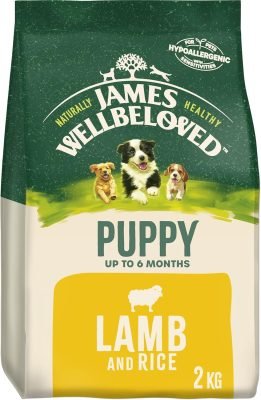 James Wellbeloved Puppy Lamb & Rice 2 kg Bag, Hypoallergenic Dry Dog Food