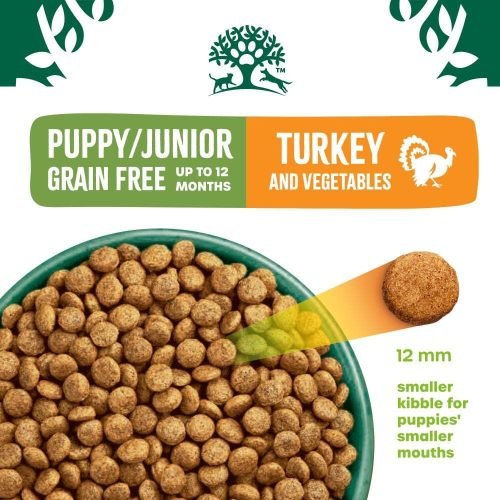 James Wellbeloved Junior Grain-Free Turkey & Vegetables 1.5 kg Bag, Hypoallergenic Dry Dog Food for Puppies