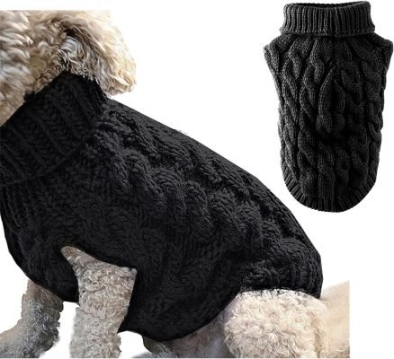 Pet Dog Turtleneck Knitting Sweater Coat Winter Warmer
