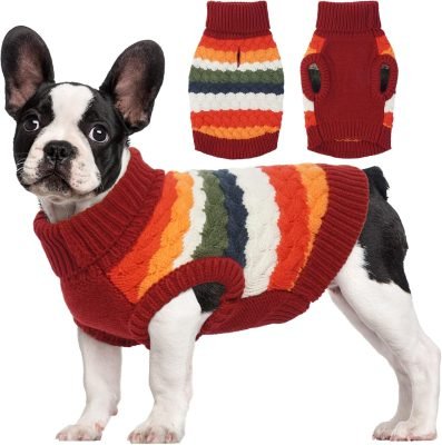 Kuoser Dog jumpers, Warm Dog Sweater for Dogs