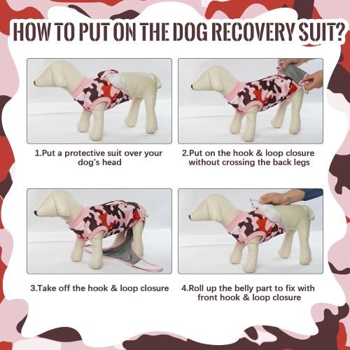 Kuoser Dog Recovery Suit, Female Dog Recovery Suit