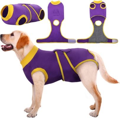 Kuoser Dog Surgery Recovery Suit, Dog Recovery Suit Female Male, Dog Surgical Recovery Suit