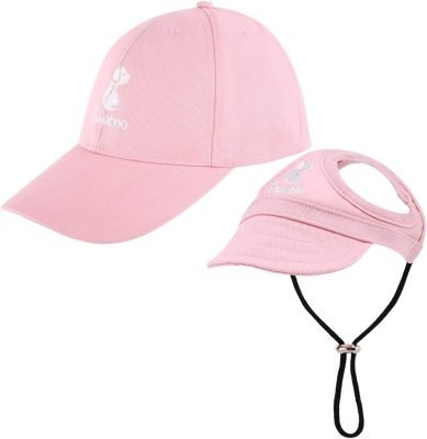 Pawaboo 2PC Owner and Dog Hat Set, Pet’s Mom/Dad Baseball Cap Set