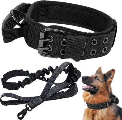 Tactical Dog Collar and Lead Set