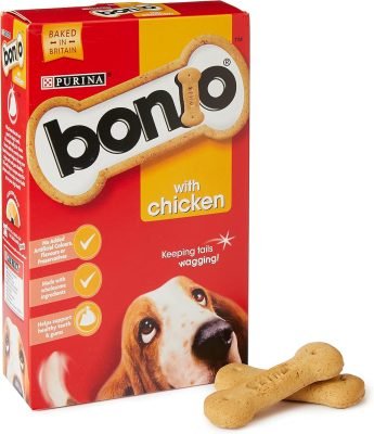 Bonio Chicken Dog Biscuits 650g, Pack of 5