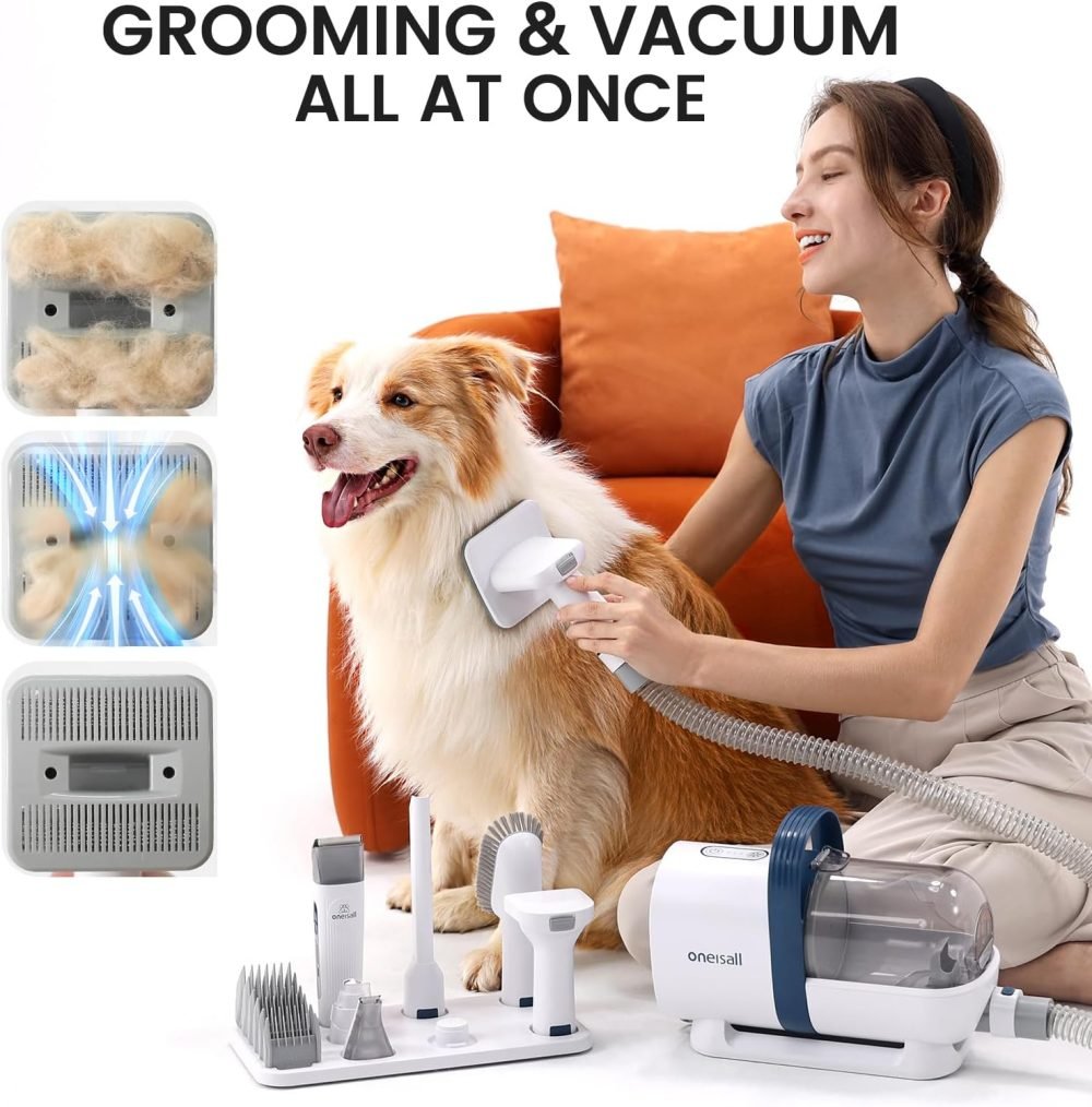 oneisall Dog Grooming Vacuum Kit