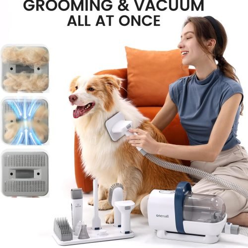 oneisall Dog Grooming Vacuum Kit