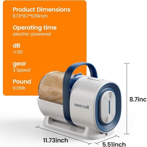 oneisall Dog Grooming Vacuum Kit