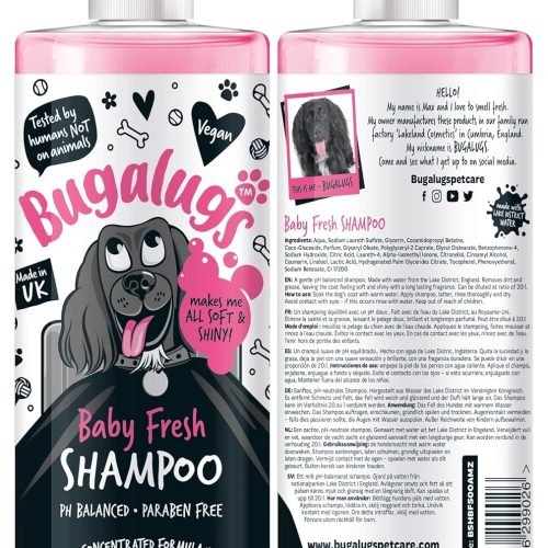 BUGALUGS Baby Fresh Dog Shampoo