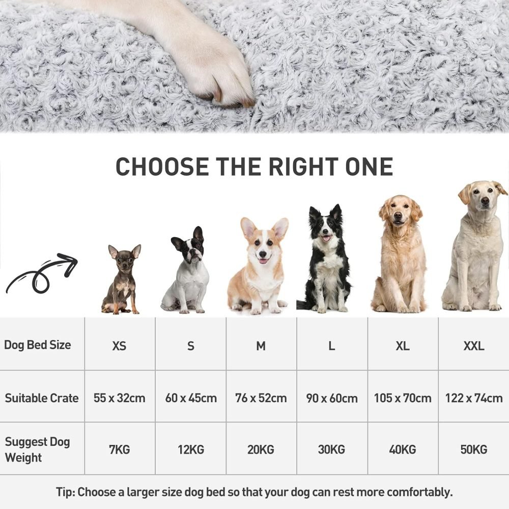 KSIIA Large Dog Bed Washable