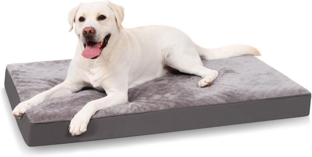 Orthopedic Dog Crate Beds with Waterproof Cover