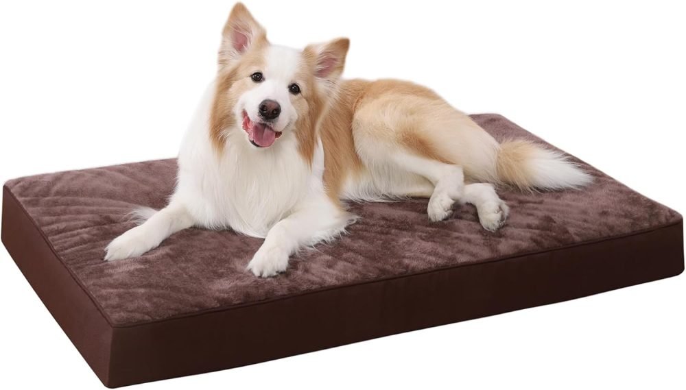 Orthopedic Dog Crate Beds with Waterproof Cover